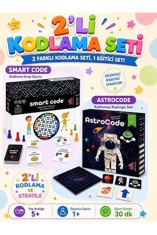Smart Code - Astrocode Kodlama Seti 5+ Yaş 1+ Oyuncu
