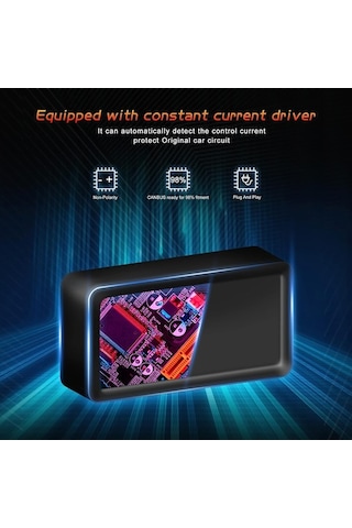 Pazly Gri H4 Led Far Ampulleri, Ip68 Su Geçirmez Araba Farı K22548-h4