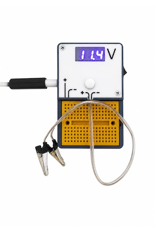 Usb-c Mini Güç Kaynağı 5v-28v Ayarlanabilir Çıkış Dahili Voltmetreli Breadboard