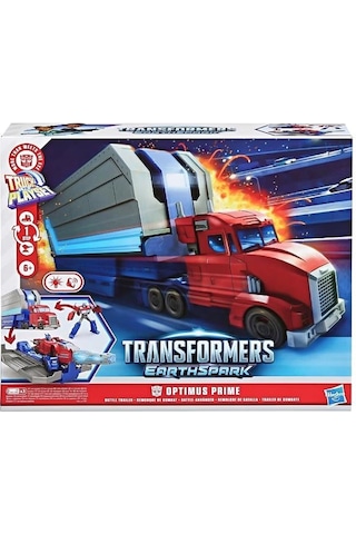 Transformers Earthspark Optimus Prime Savaş Tırı Oyun Seti G0750 Transformers Optimus Prime