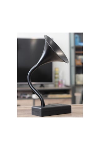 Siyah Deju Raven Akustik Gramofon 1 W Güç Ve 10 W Subwoofer İle K