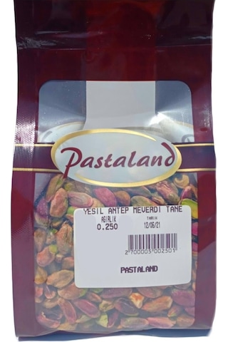 Pastaland Yeşil Antep Fıstığı Meverdi Tane 250 G