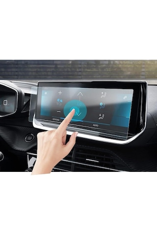 Peugeot 2008 10 İnç Ekran Koruyucu Multimedya Şeffaf Nano