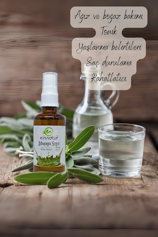 Einnatur Adaçayı Suyu Hidrolat Spreyli %100 Saf 50 ML