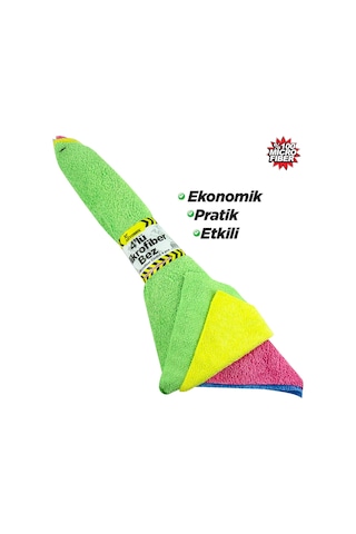 Automix 4'Lü Burmalı Mikrofiber Bez