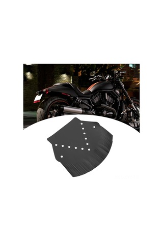 Yaleker Harley Davidson Motosikletleri İçin Pu Malzeme Arka Ç挡泥板, Siyah Uzun Tüy, Dıy Yenileme, Dayanıklı Ve Pratik Siyah Uzun Sakal