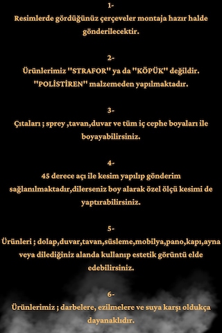 Asil Tasarım Boyanabilir Çıta Hazır Kesim Anka154