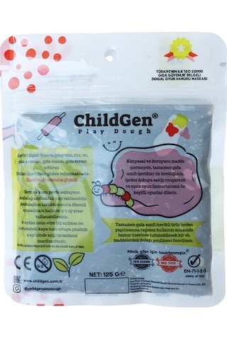 Childgen 125 G Kartuş Oyun Hamuru Kahverengi
