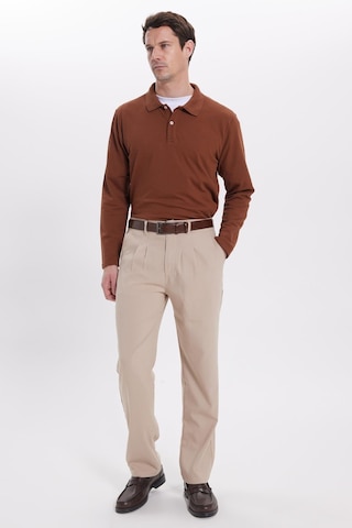Tudors Erkek Regular Fit Klasik Kesim Normal Bel Geniş Paça Taş Pantolon-40342 Taş