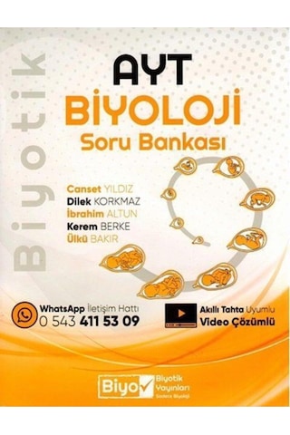 Ayt Biyoloji Biyotik Soru Bankası 2026