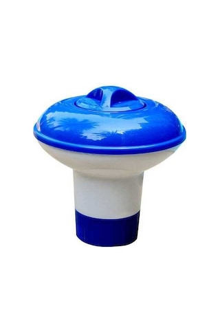 Pazly Havuz/yakuzi İçin Klor Tablet Dispanseri - Ppr Mavi+beyaz - 132mm Yükseklik