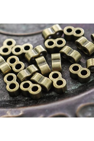 Kafebizu 10 Adet Boncuk Ayırıcı 16.5x9x9 Mm Bronz 209195166