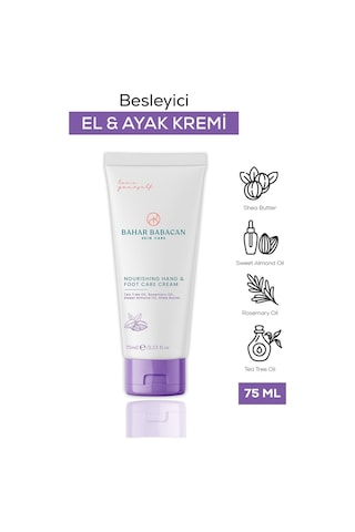 Bahar Babacan Besleyici El ve Ayak Bakım Kremi 75 ML