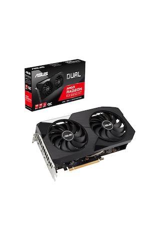 Asus AMD Radeon RX 6650 XT Dual OC DUAL-RX6650XT-O8G 8 GB GDDR6 128 Bit Ekran Kartı