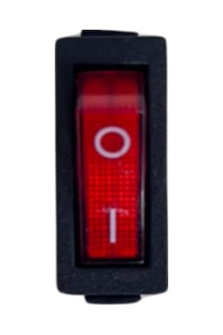 Tekli Dar Işıklı On-off Anahtar 3 Pin Switch 10 Adet