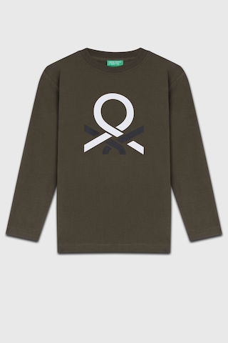 Name It Benetton Erkek Çocuk Uzun Kollu Tshirt Bnt-b23337 Haki
