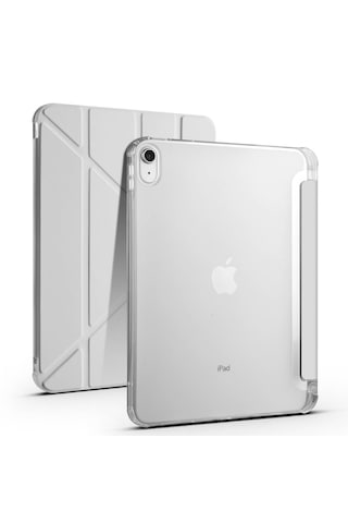 Apple Uyumlu iPad 11.nesil A16 11inç/10.nesil 10.9inç 2025 İle Kılıf Katlanabilir Standlı 360 Yumuşak Kalem Bölmeli Kapak Tablet Kılıfı