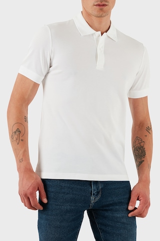 Calvin Klein Erkek Polo Yaka T Shirt K10k114484 Yaf Beyaz Beyaz