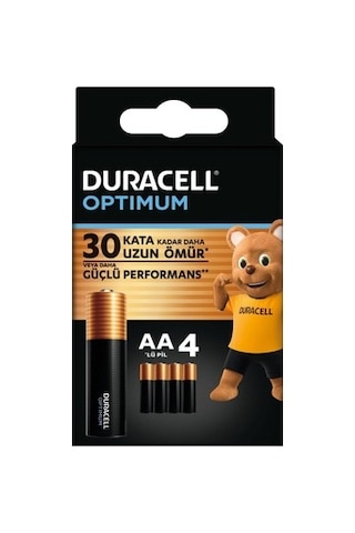 4'lü Alkalin Aa Pil, Uzun Süreli Enerji