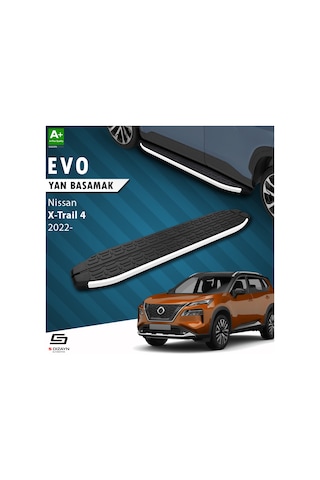 S-dizayn Nissan X-trail T33 Evo Aluminyum Yan Basamak 183 Cm 2022 Üzeri