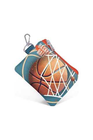 Coral High Nefti Turuncu Basketbol Bozuk Para Cüzdanı - Erkek Çocuk Çok Renkli