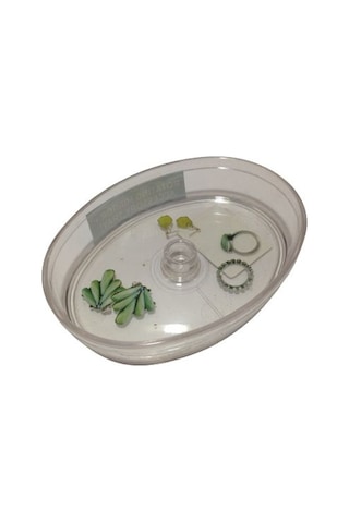 Sıa Çekmece İçi Kozmetik ve Takı Düzenleyici Oval 18X11X3Cm