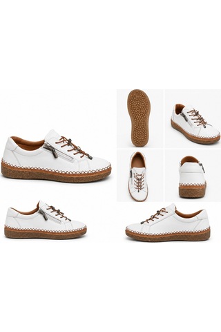 N Napa Shoe Np.8207.beyaz.deri Ayakkabı