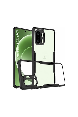 Microcase Oneplus 15r / Ace 6 İle Uyumlu Airbag Serisi Darbeye Dayanıklı Köşe Korumalı Tpu Kılıf - Al3370 Siyah