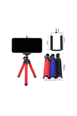Thentech 3 Ayaklı Ayarlanabilir Sünger Ayak Kaplamalı Tripod