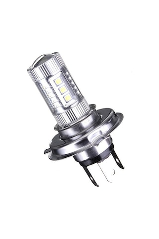 Pazly H4 9003 Hb2 80w 8000lm 8000k Mavi Led Far Ampulleri, Gümüş Renk, Yüksek Parlaklık