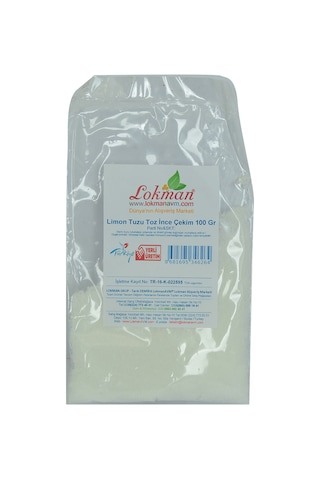 Lokman Avm Limon Tuzu Toz İnce Çekim 100 G