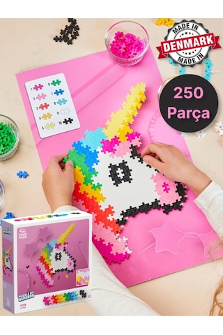 Plus - Plus Minecraft Temalı Kutuda By Number Unicorn Lego Yapı Oyuncağı 250 Parça 3929