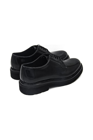 Alberto Rossi 101 6km 4325 Erkek Klasik Ayakkabı - Siyah Rugan