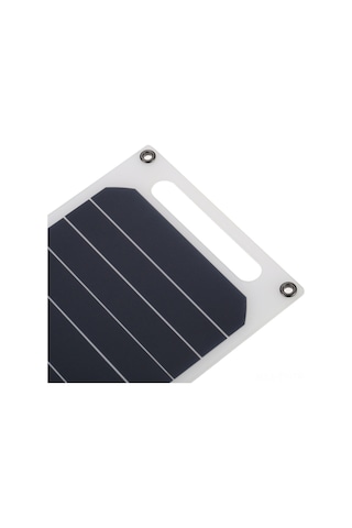 Teltree 10w Taşınabilir Ultra İnce Güneş Paneli - Usb Çıkışı İle Dış Mekan Cihaz Şarjı Mono Kristal Silisyum