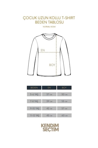 Uzun Kollu Tişört Eagle Kara Kartal Gücenme Yazı Baskılı Long Sleeve Çocuk T-shirt 001
