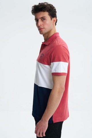 AR-MA Arma Erkek Regular Fit Polo Yaka Tişört Y27374308102 kırmızı