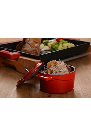 Lava Döküm Yuvarlak Tencere. Trendy Çap(Ø) 16cm.