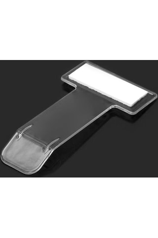 Oto Araç Içi Plastik Şeffaf Kartvizit Bilet Izin Kağıdı Tutucu