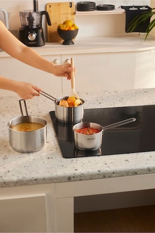 Karaca Fiorino İndüksiyon Tabanlı Çelik 3 Parça Mini Sütlük/Sosluk Set