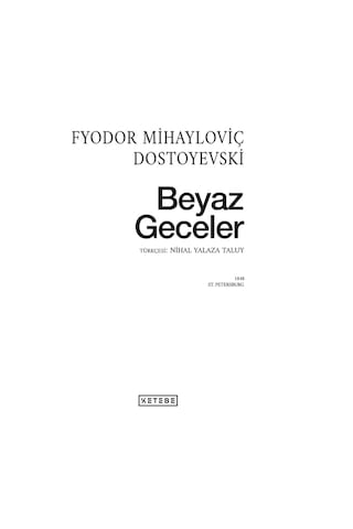 Ketebe Beyaz Geceler