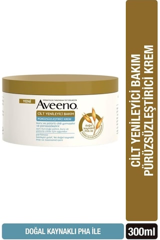 Aveeno Cilt Yenileyici ve Pürüzsüzleştirici Krem 300 ML