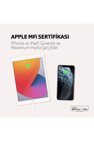 Ttec Super Şarj Mfı Sertifikalı 120cm Apple Uyumlu iPhone Şarj Kablo Apple Uyumlu iPhone 11 12 13 14 Pro Max Şarj Kablosu Desen - Ben10