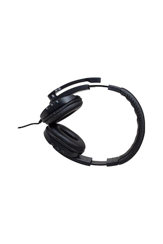 Hello 3.5 Mm Stereo Kablolu Ledli Mikrofonlu Siyah Gaming Oyuncu Kulaklık Hl-5351