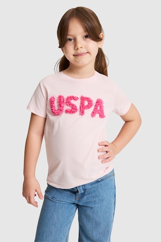 U.S. Polo Assn. Kız Çocuk Açık Pembe Tişört 50325656-vr078 Acık Pembe