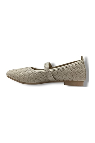 C-shoes Sg400-26 Örme Cilt Baretli Anatomik Kadın Babet Bej