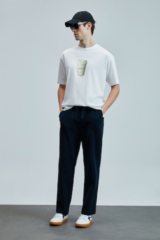 Lufian Omen Erkek T-shirt 111020252 Beyaz
