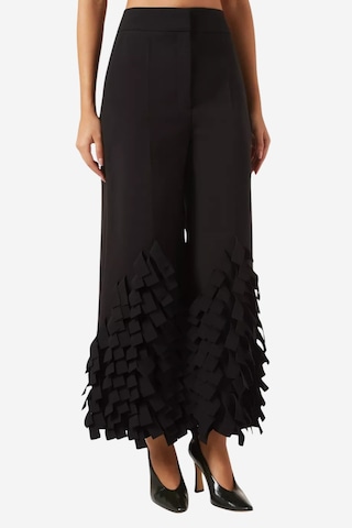 Awake Rectangle Fringe Culotte Pantolon Siyah