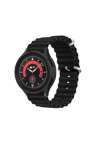 Samsung Galaxy Uyumlu Watch Gear S2 3 41 42 Active 2 40 44 Mm Kordon Ocean Silikon Kordon 20mm