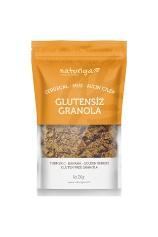Naturiga Glutensiz Zerdeçal & Altın Çilek Granola 250 G Naturiga Glutensiz Zerdeçal & Altın Çilek Granola 250 G