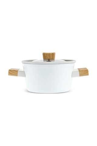 Karaca x Refika Swiss Crystal Creamy Wood Tencere 20 Cm